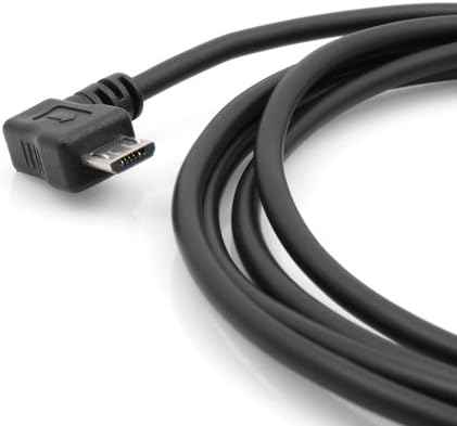 System-S Micro USB Kabel Datenkabel Ladekabel mit 90° Winkelstecker Rechts 140 cm - DREIKS