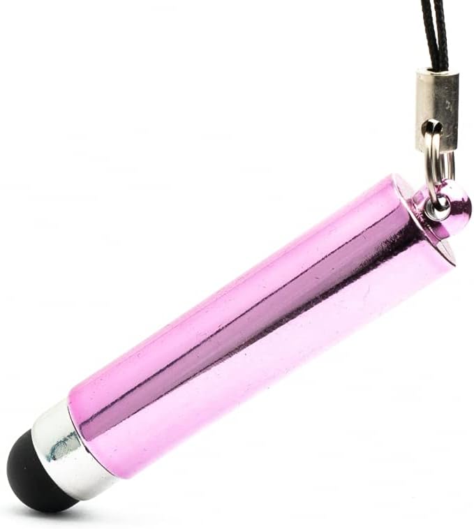 Touchpen Stylus made of aluminum with headphone jack Pink for Tablet Smartphone