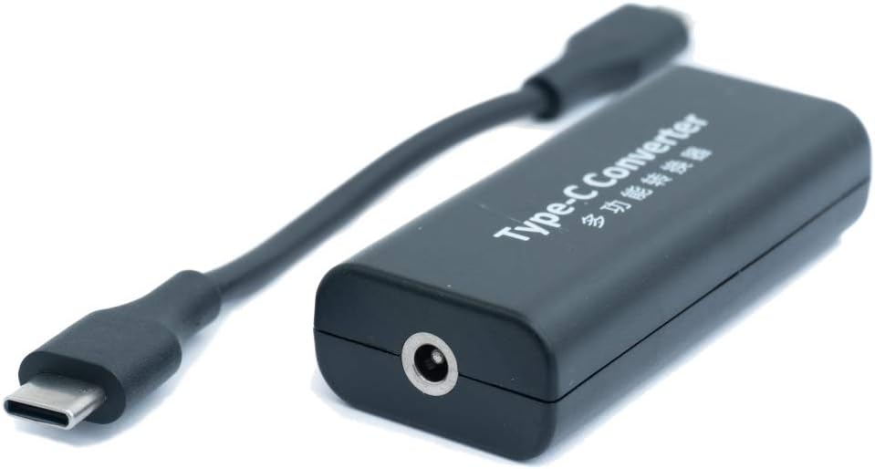 SYSTEM-S USB 3.1 Adapter Typ C Buchse zu DC 20 V 4,5 x 3,0 mm Buchse Kabel Ladekabel