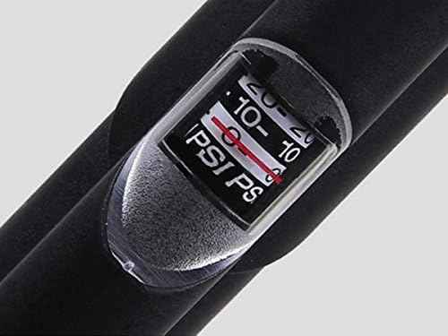System-S Fahrrad Luftpumpe für Rückschlagventile mit Druckanzeiger schwarz - DREIKS