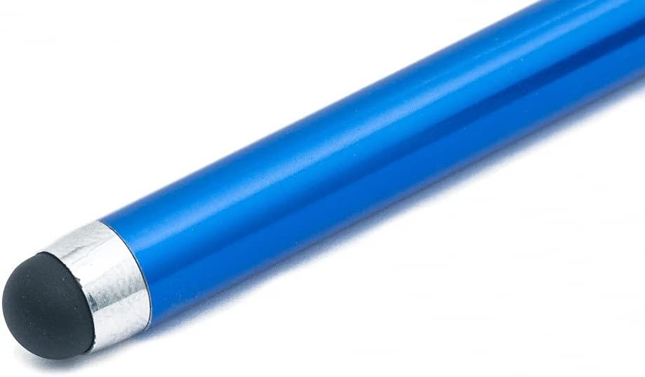 SYSTEM-S Touchpen Stylus in Blau aus Aluminium für Tablet Smartphone Laptop