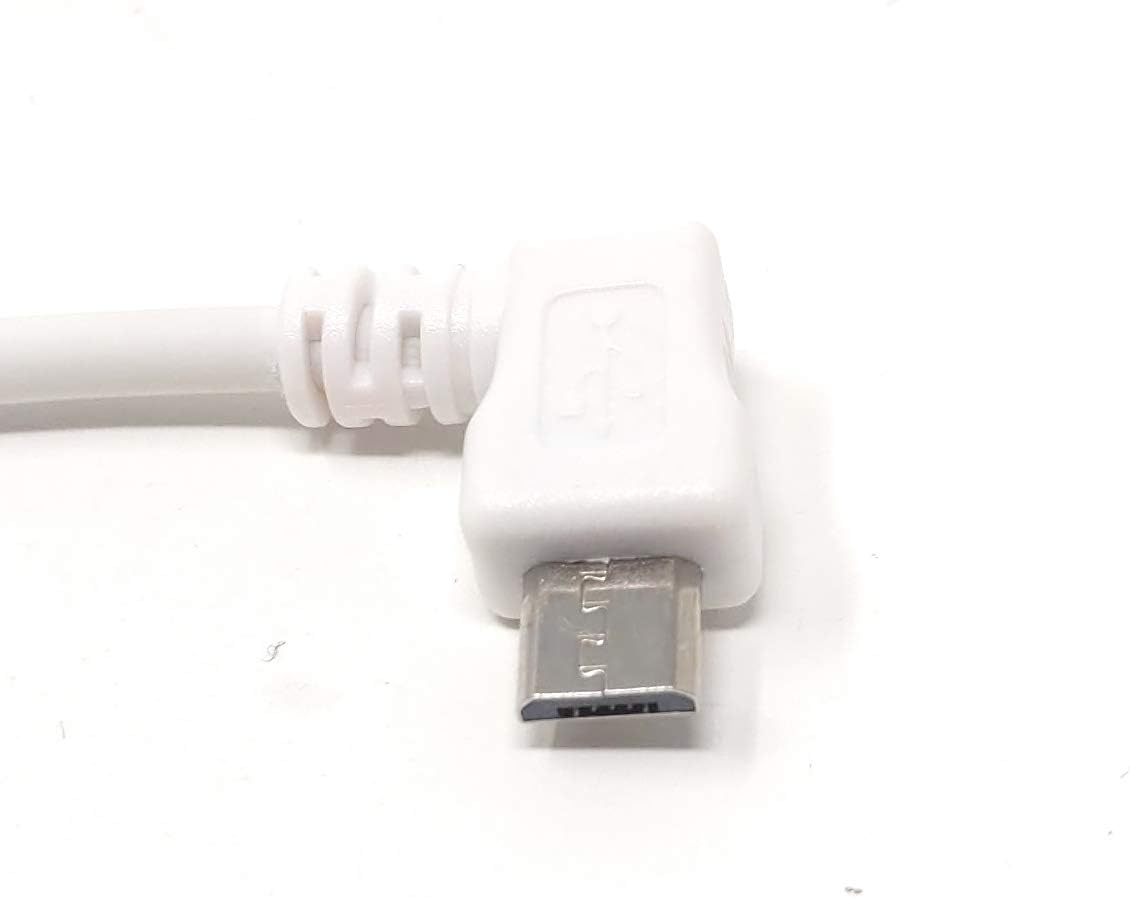 System-S USB A male to USB 2.0 Micro B male 10 cm left angle