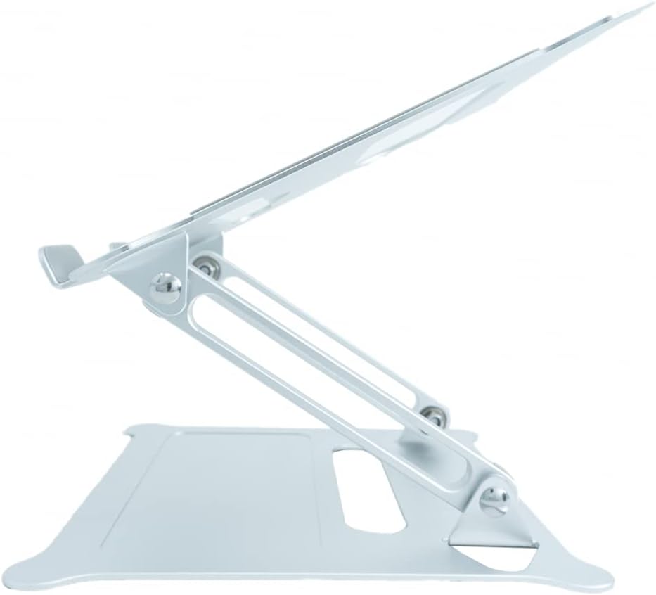 SYSTEM-S Ständer einstellbar zur Kühlung aus Metall in Grau für Notebook Laptop