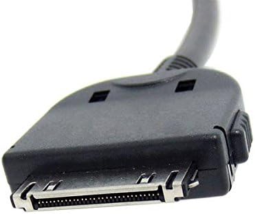 System-S KFZ Auto USB & 3.5mm Klinke für iPhone iPod 30-Pin Anschluss für Hyundai Kia MDI 25cm