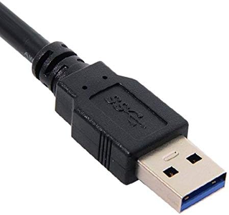 SYSTEM-S USB A 3.0 female to USB A 3.0 male extension cable panel socket 100cm