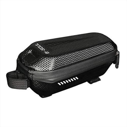 SYSTEM-S Fahrrad Sattel Tasche Halterung Befestigung spritzwasserfest in Schwarz