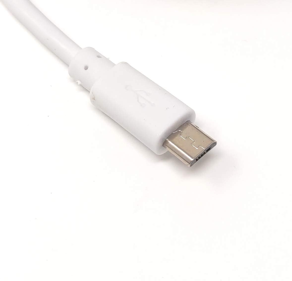SYSTEM-S 10 m meter Micro USB Kabel Ladekabel in weiß
