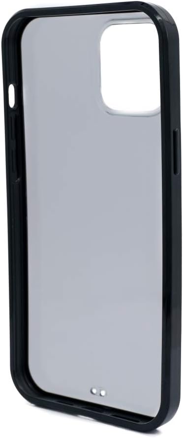 SYSTEM-S Schutzhülle aus Silikon in Schwarz Transparent Hülle kompatibel mit iPhone 12 Pro Max