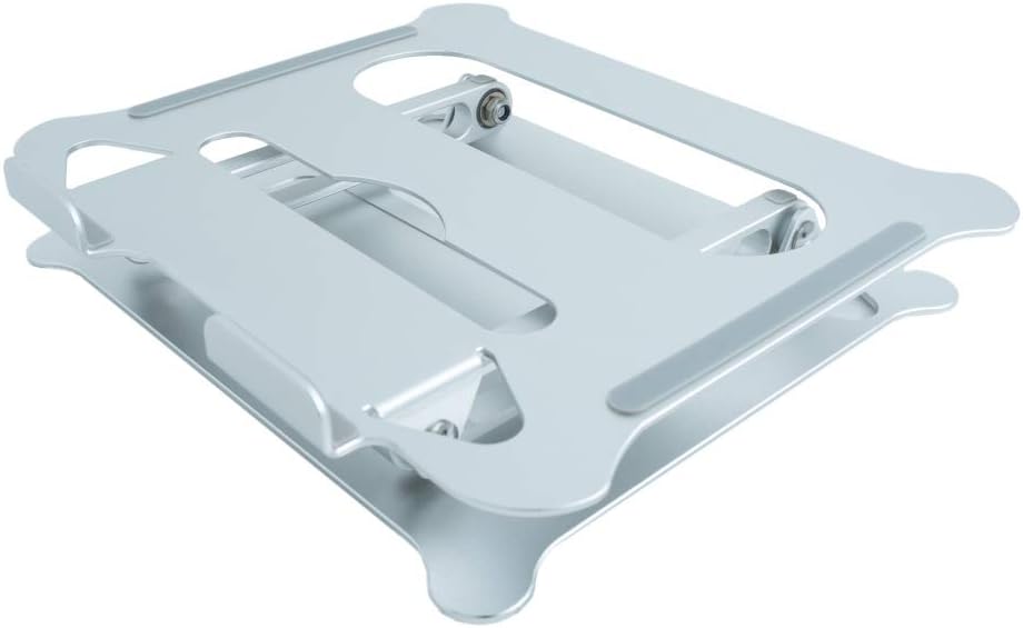 SYSTEM-S Ständer einstellbar zur Kühlung aus Metall in Grau für Notebook Laptop