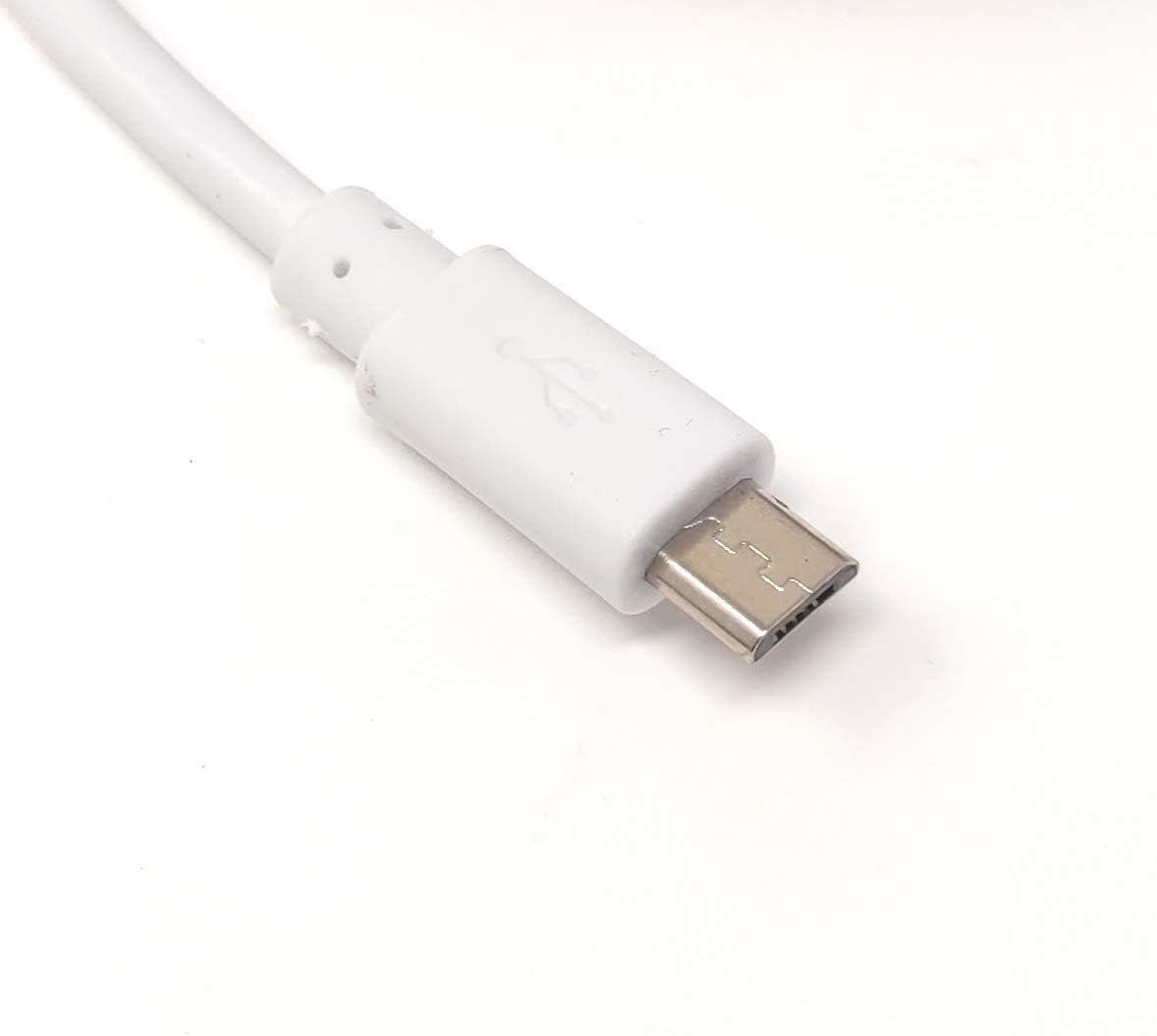 SYSTEM-S USB 2.0 Kabel 13 m Micro B Stecker zu Typ A Stecker in Weiß