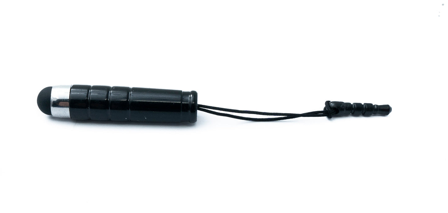 SYSTEM-S Mini Stylus 5 cm Touch Pen Schwarz für Smartphone Tablet PC PDA - DREIKS