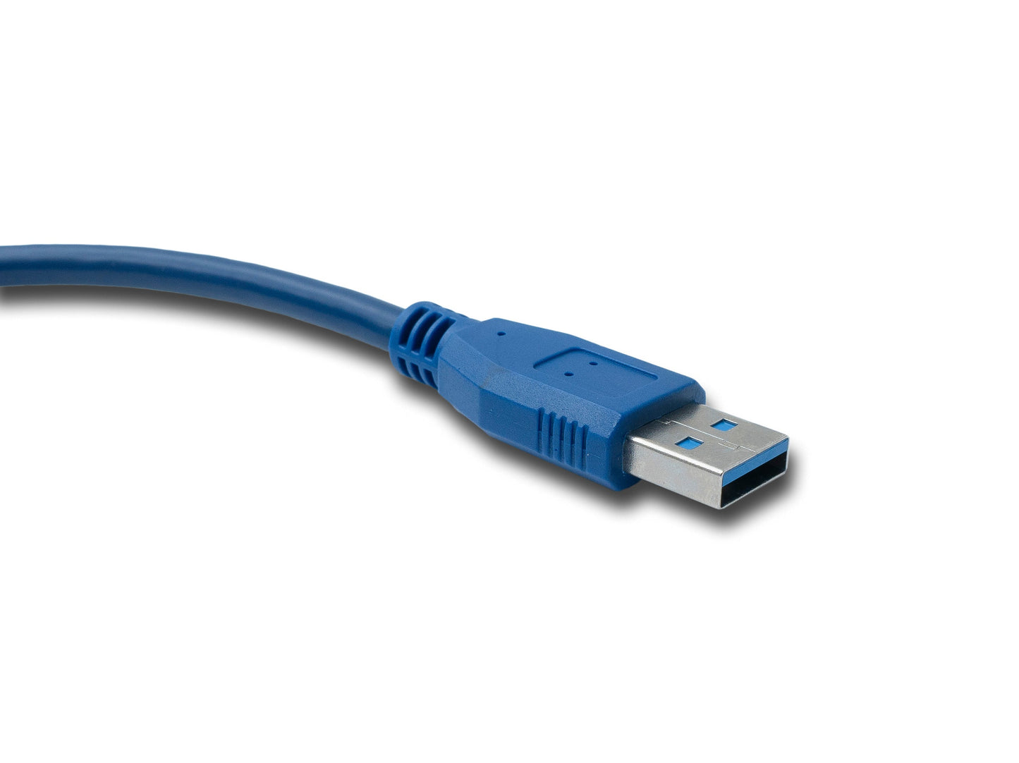 SYSTEM-S USB 3.0 cable 30 cm Type A male to 3.0 Micro male in blue