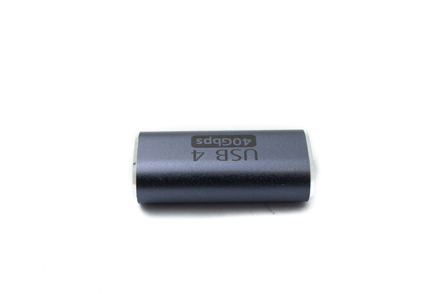 SYSTEM-S USB4 USB Adapter Typ C Buchse zu Buchse 40 Gbit/s USB 4.0 Kabel in Grau