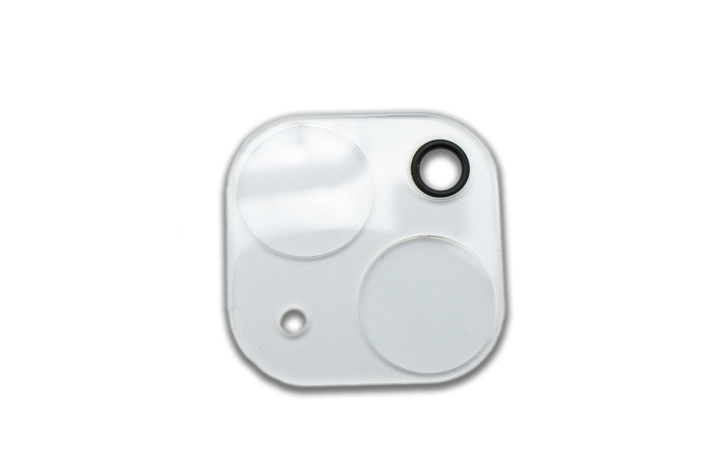 SYSTEM-S Kamera Schutz Linse Objektiv Abdeckung aus transparent Glas für iPhone 13 Mini