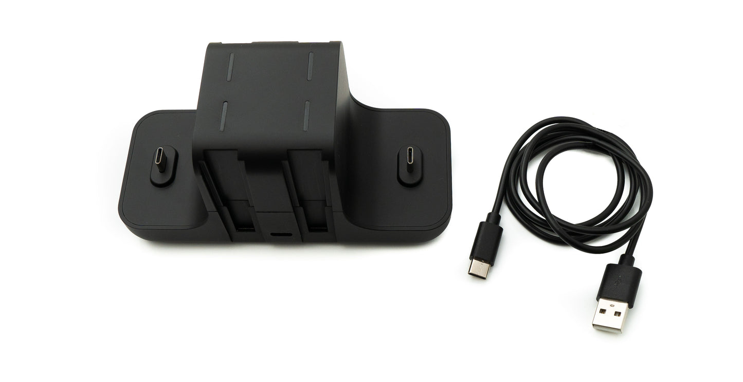 SYSTEM-S 6 in 1 USB 3.1 Ladestation für Nintendo Switch Pro Controller Joy Con Kabel