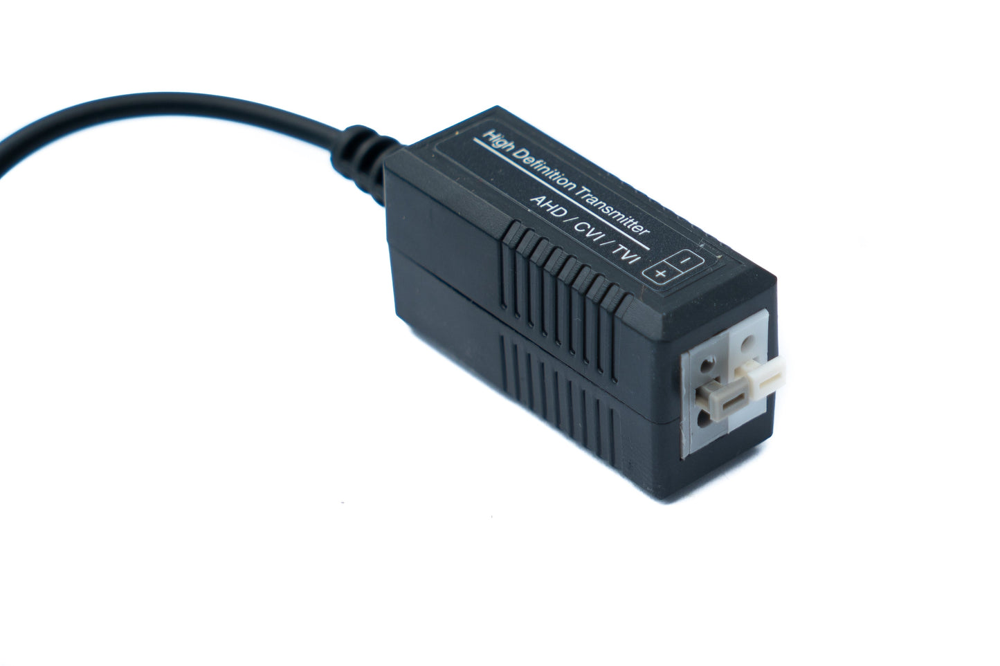 SYSTEM-S 2x Twisted Pair Kabel 10 cm Push Terminal zu BNC Stecker für HD Kameras Schwarz