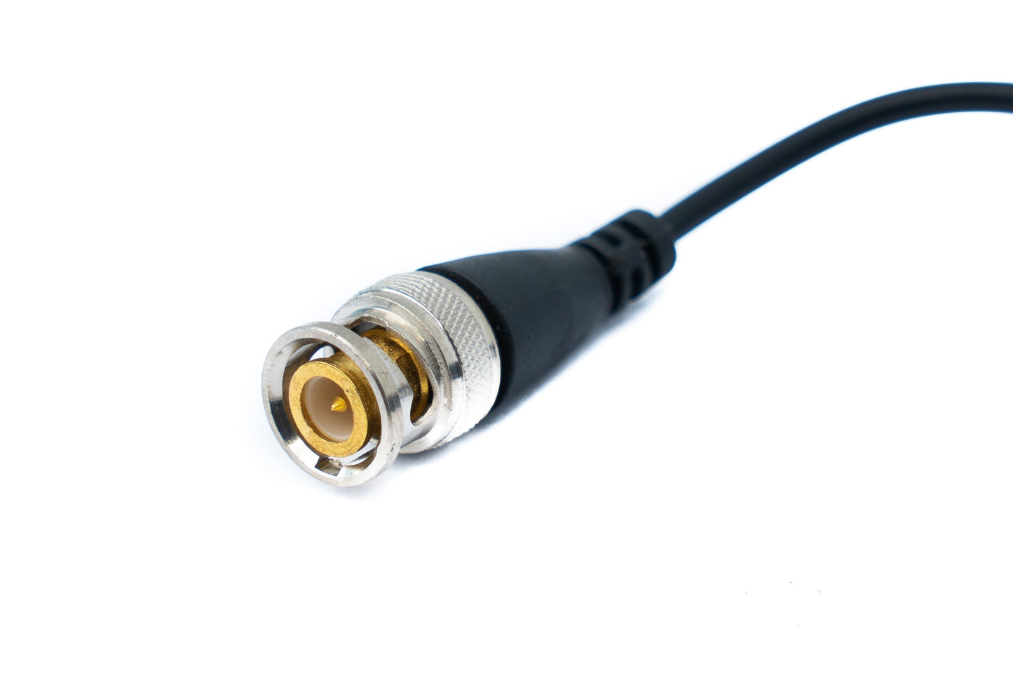 SYSTEM-S 2x Twisted Pair Kabel 10 cm Push Terminal zu BNC Stecker für HD Kameras Schwarz