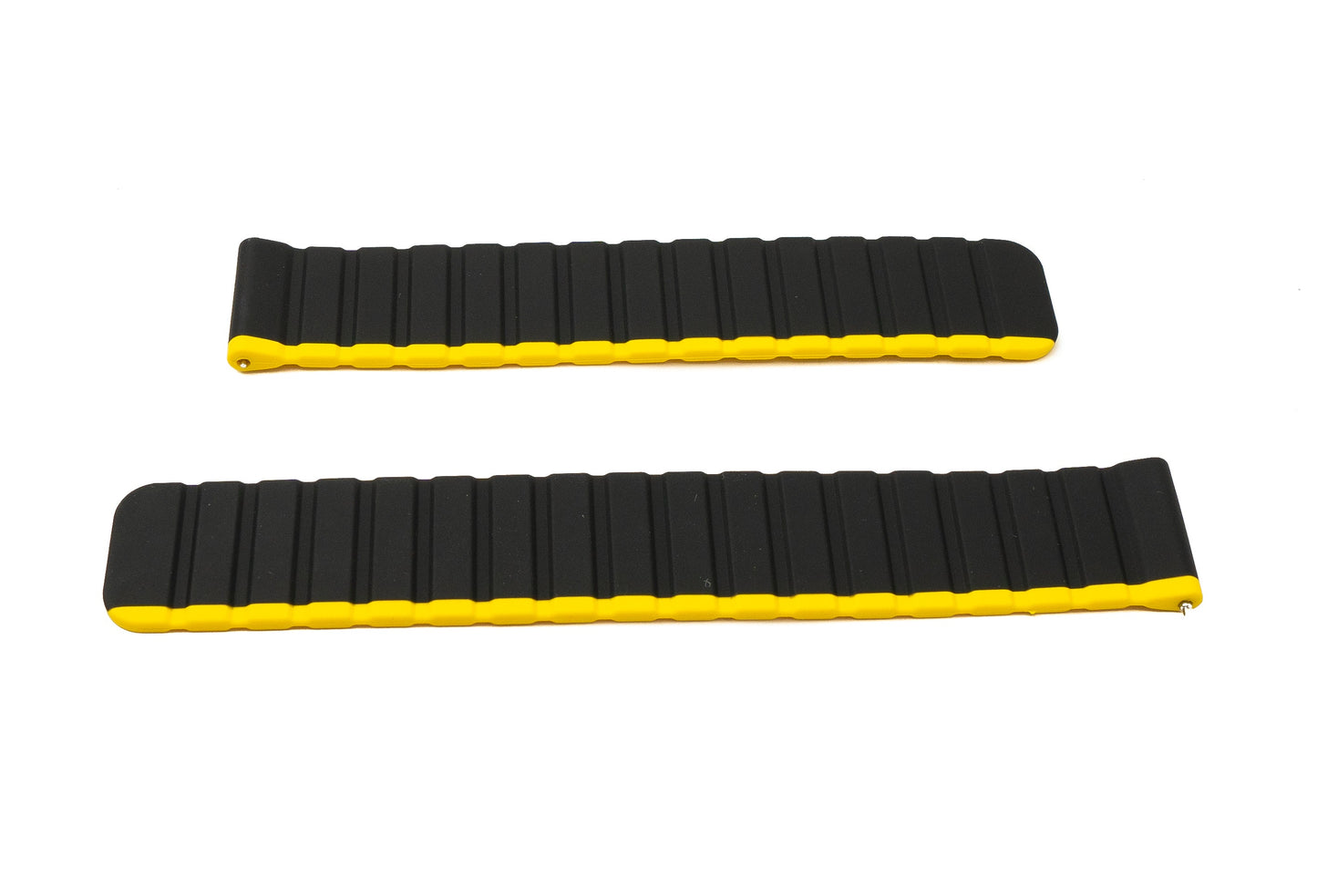 SYSTEM-S 20 mm silicone magnetic strap for Samsung Galaxy Watch 5 4 in yellow