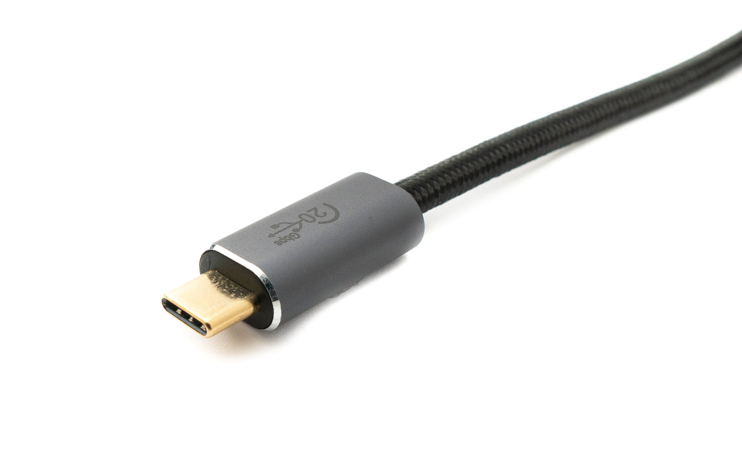 SYSTEM-S USB 3.2 Gen 2 3 m Kabel Typ C Stecker zu Stecker geflochten 20 Gbit/s 100 W