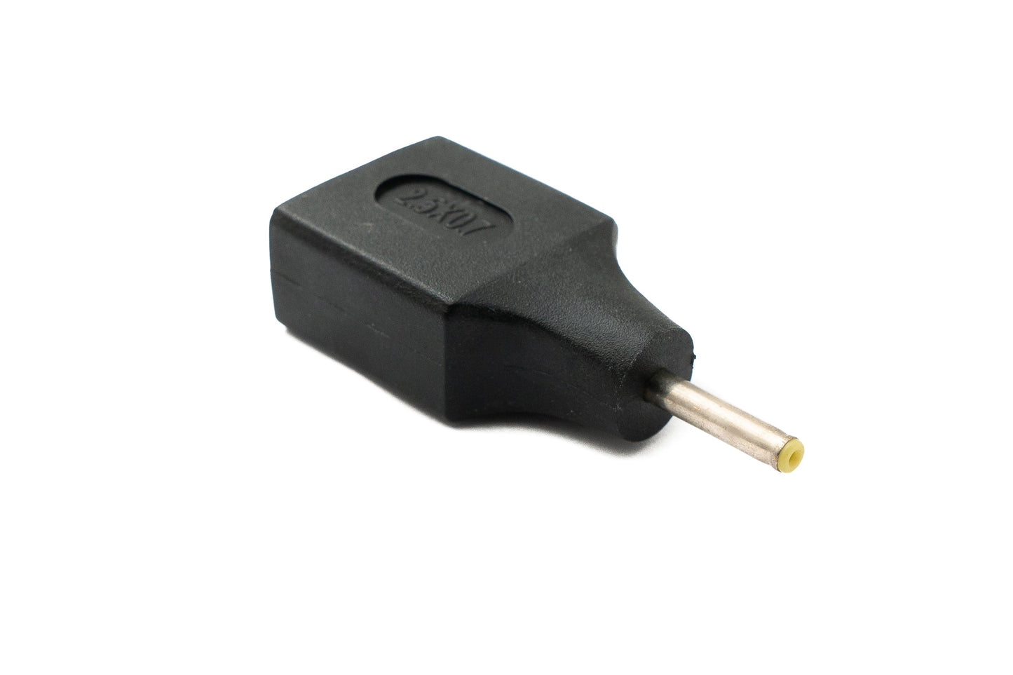 SYSTEM-S DC Adapter 20V 2,5 x 0,7 Stecker zu USB 2.0 Buchse Kabel in Schwarz
