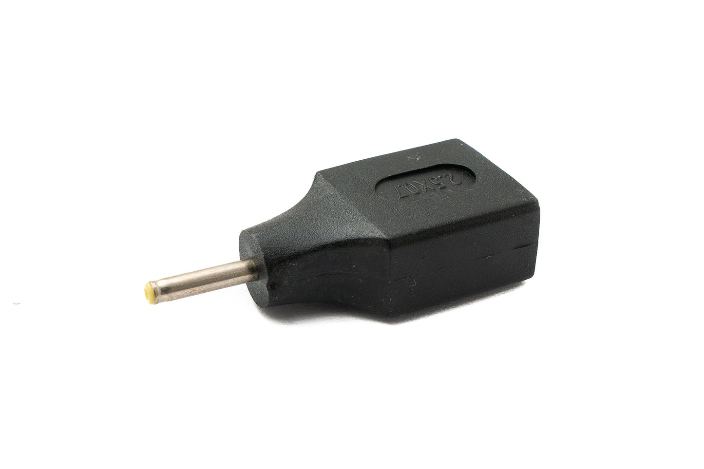 SYSTEM-S DC Adapter 20V 2,5 x 0,7 Stecker zu USB 2.0 Buchse Kabel in Schwarz