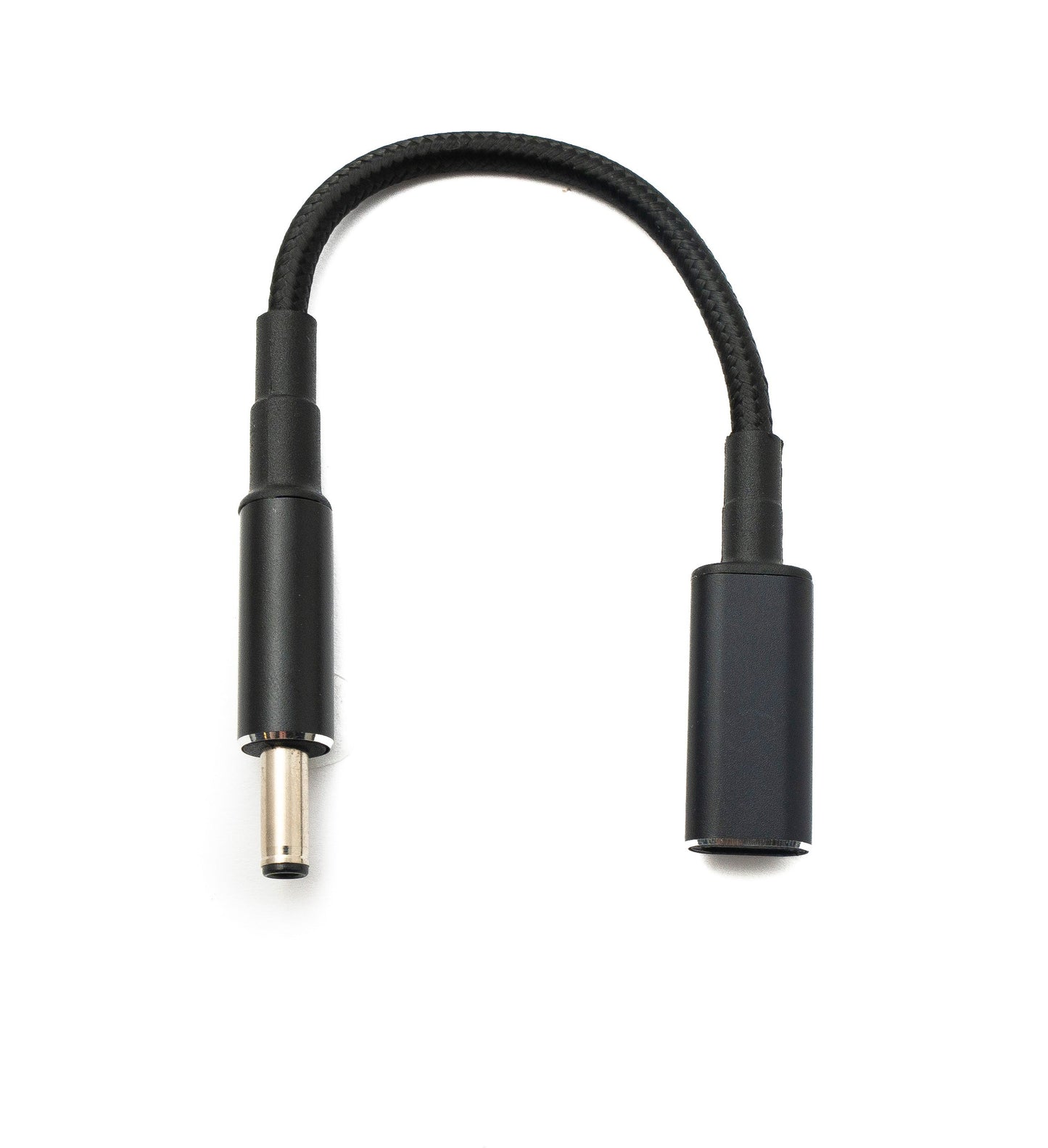 SYSTEM-S DC 20V Kabel 15 cm 4,5 x 3,0 Stecker zu USB 3.1 Typ C Buchse geflochten für HP