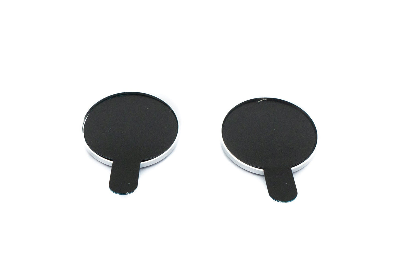 SYSTEM-S Kamera Schutz Linse Objektiv Abdeckung aus Glas Metall für iPhone 13 + Mini Grau