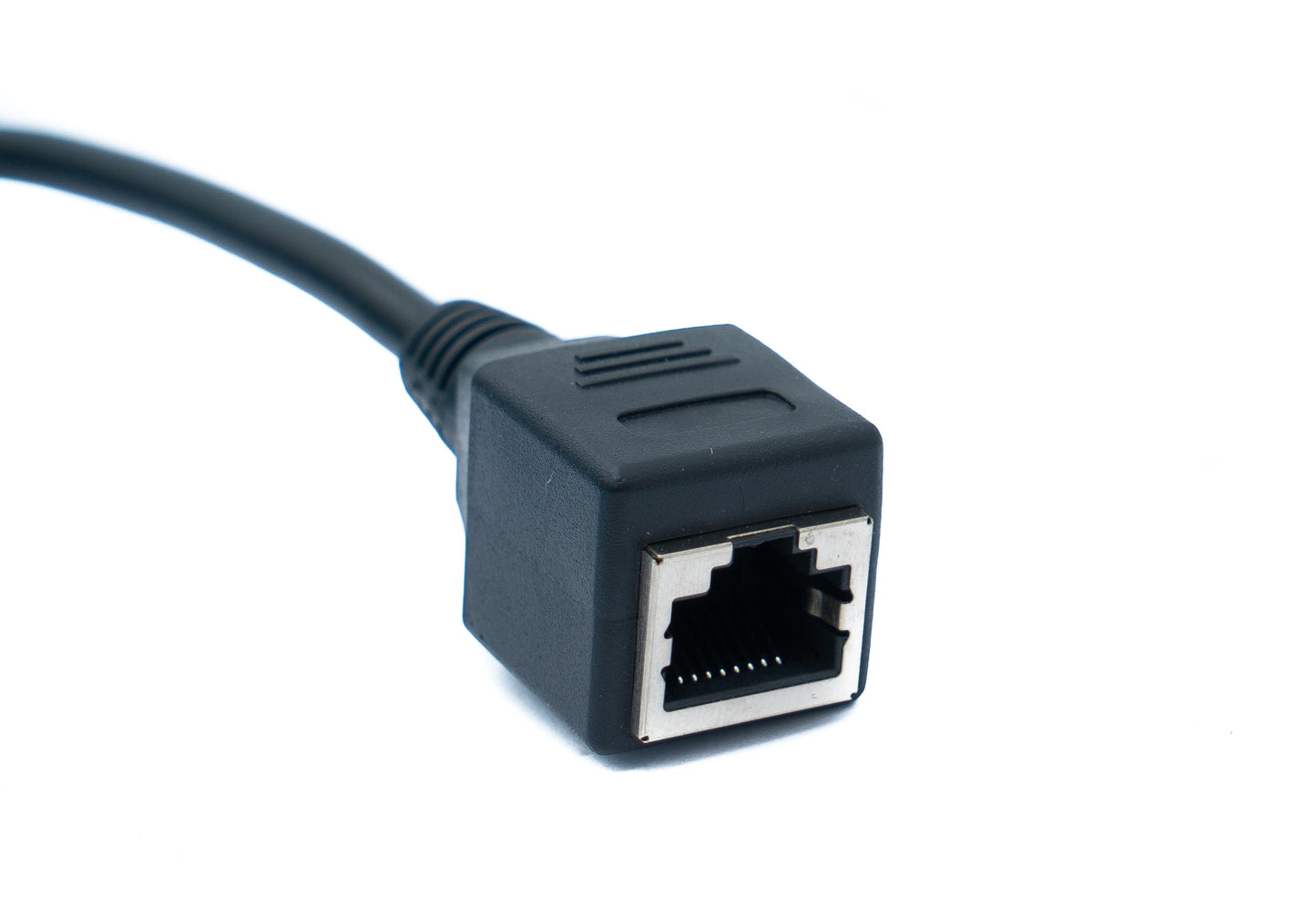 SYSTEM-S XLR Y Kabel 30 cm 2x 3 polig Buchse zu RJ45 Buchse in Schwarz