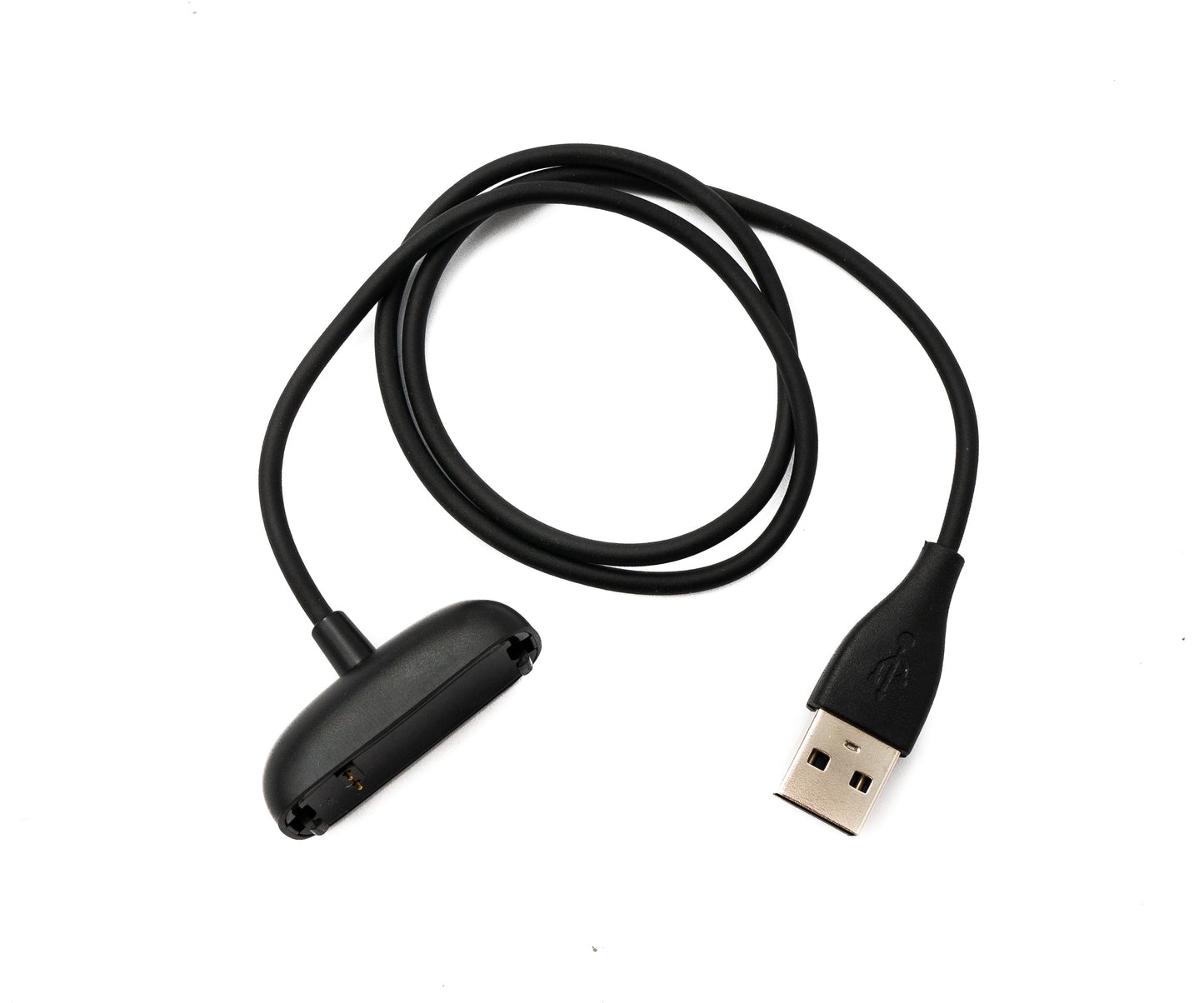 SYSTEM-S USB 2.0 cable 50 cm charging cable for Fitbit Inspire 3 Smartwach in black