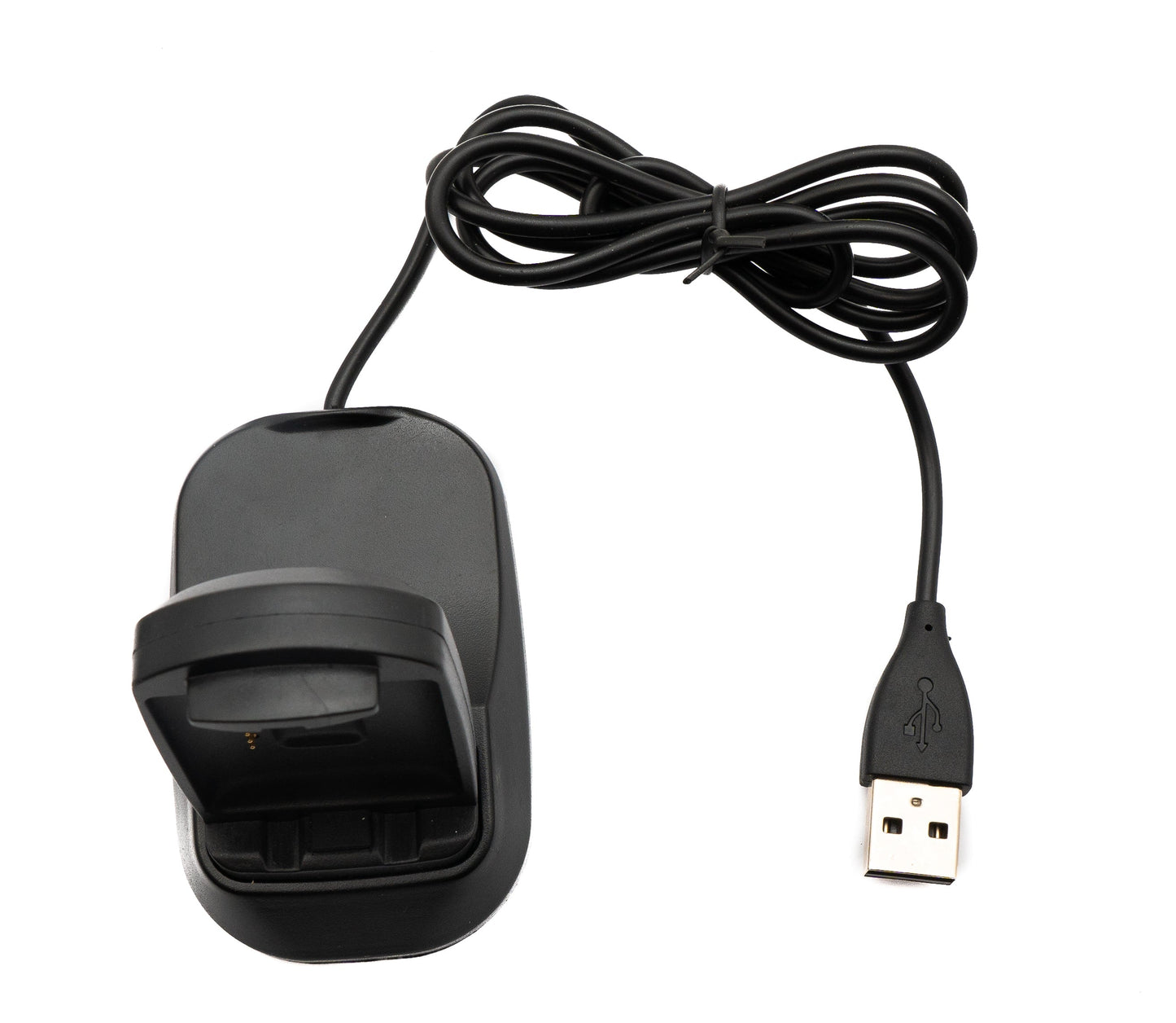 SYSTEM-S USB 2.0 cable 85 cm charging station for Fitbit Blaze Smartwatch in black