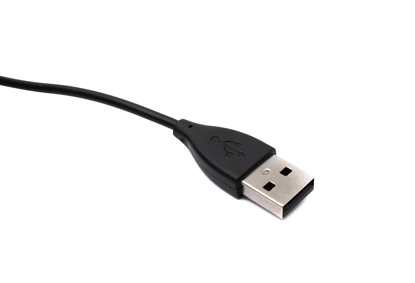 SYSTEM-S USB 2.0 Kabel 54 cm Ladekabel für Fitbit Charge 2 Smartwach in Schwarz