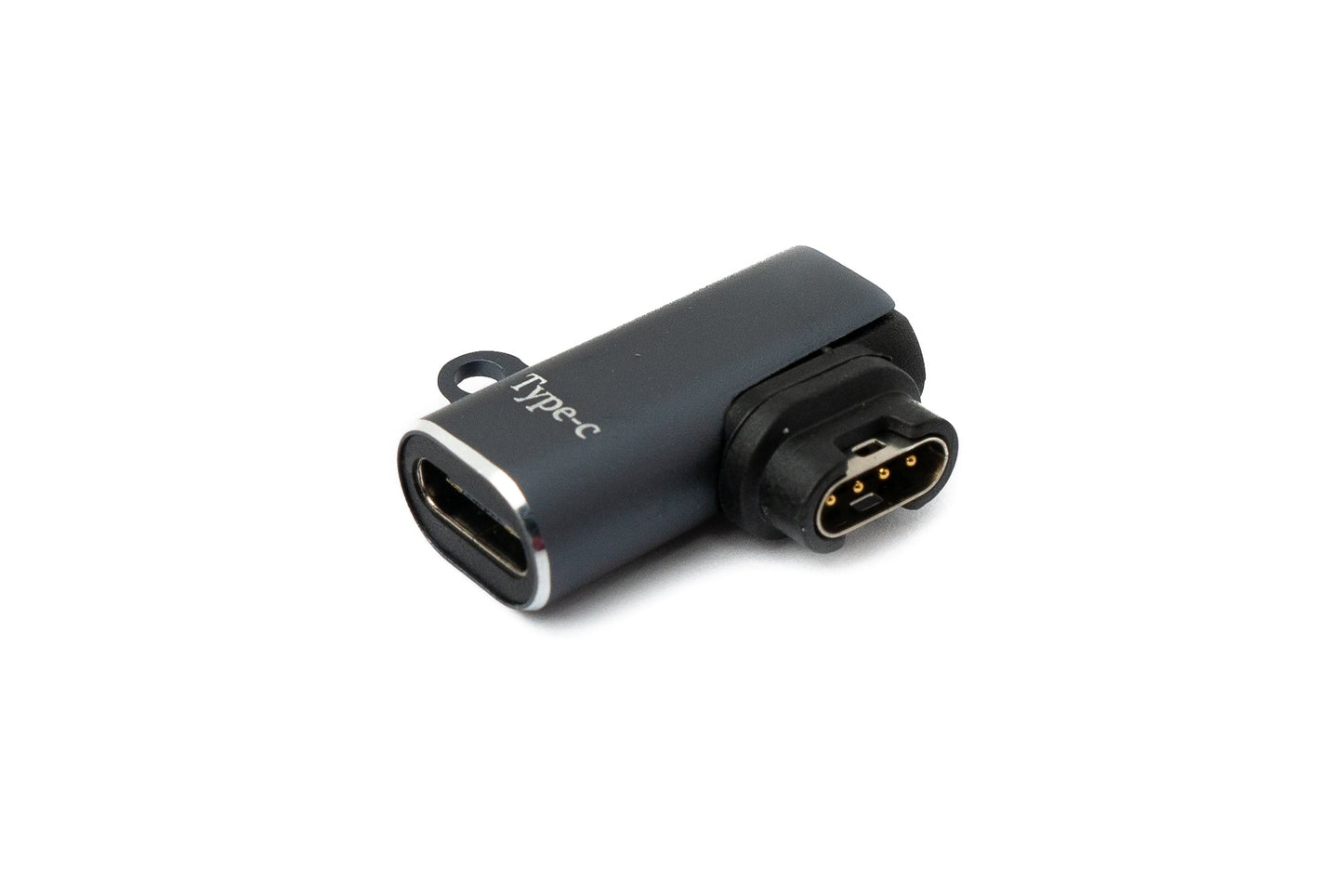 SYSTEM-S USB C 3.1 Adapter Typ C Buchse zu zu Stecker für Garmin Smartwatch Winkel