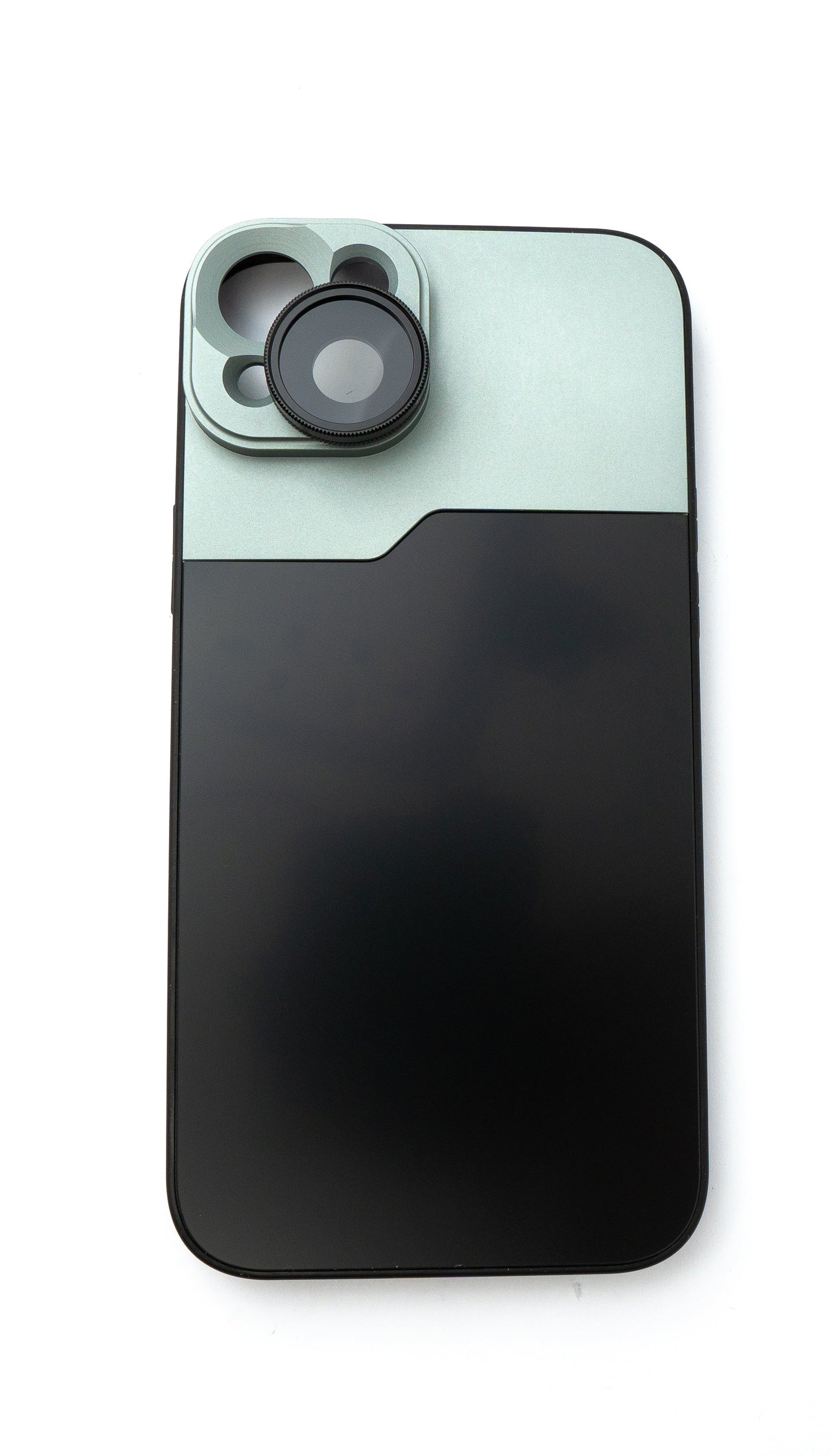 SYSTEM-S CPL Filter Circular Polarizer Lens with Case in Black for iPhone 14 Plus
