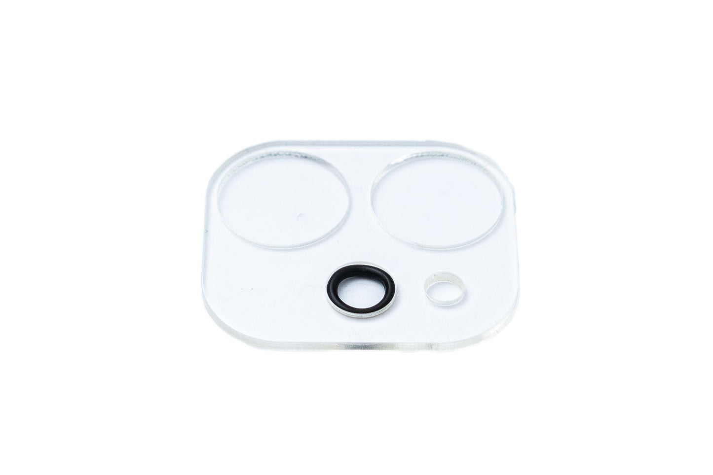 SYSTEM-S Camera Protection Lens Cover made of transparent glass for iPhone 12 Mini