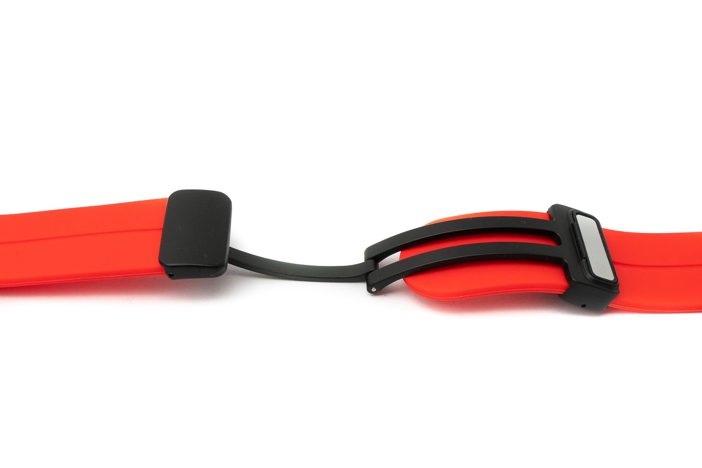 SYSTEM-S Armband 20 mm aus Silikon für Samsung Galaxy Watch 5 4 Smartwatch in Rot