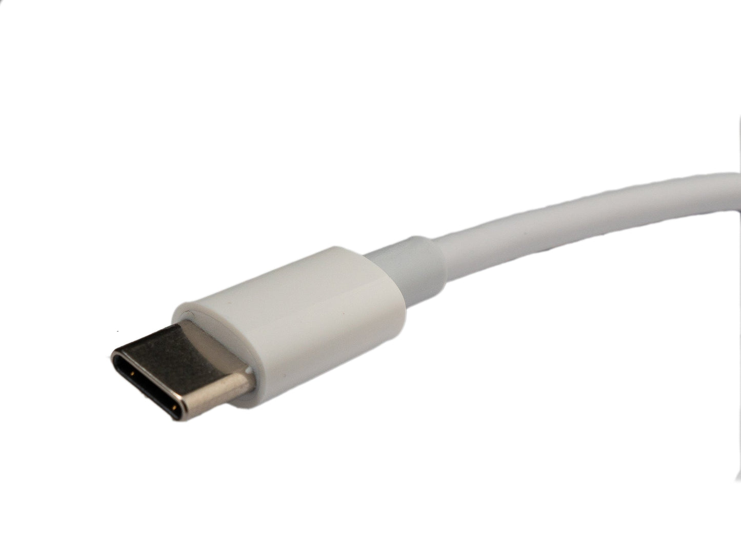 SYSTEM-S USB 3.1 Gen 2 Typ C Kabel 100 cm Stecker zu Stecker 10 Gbit/s 100W Weiß