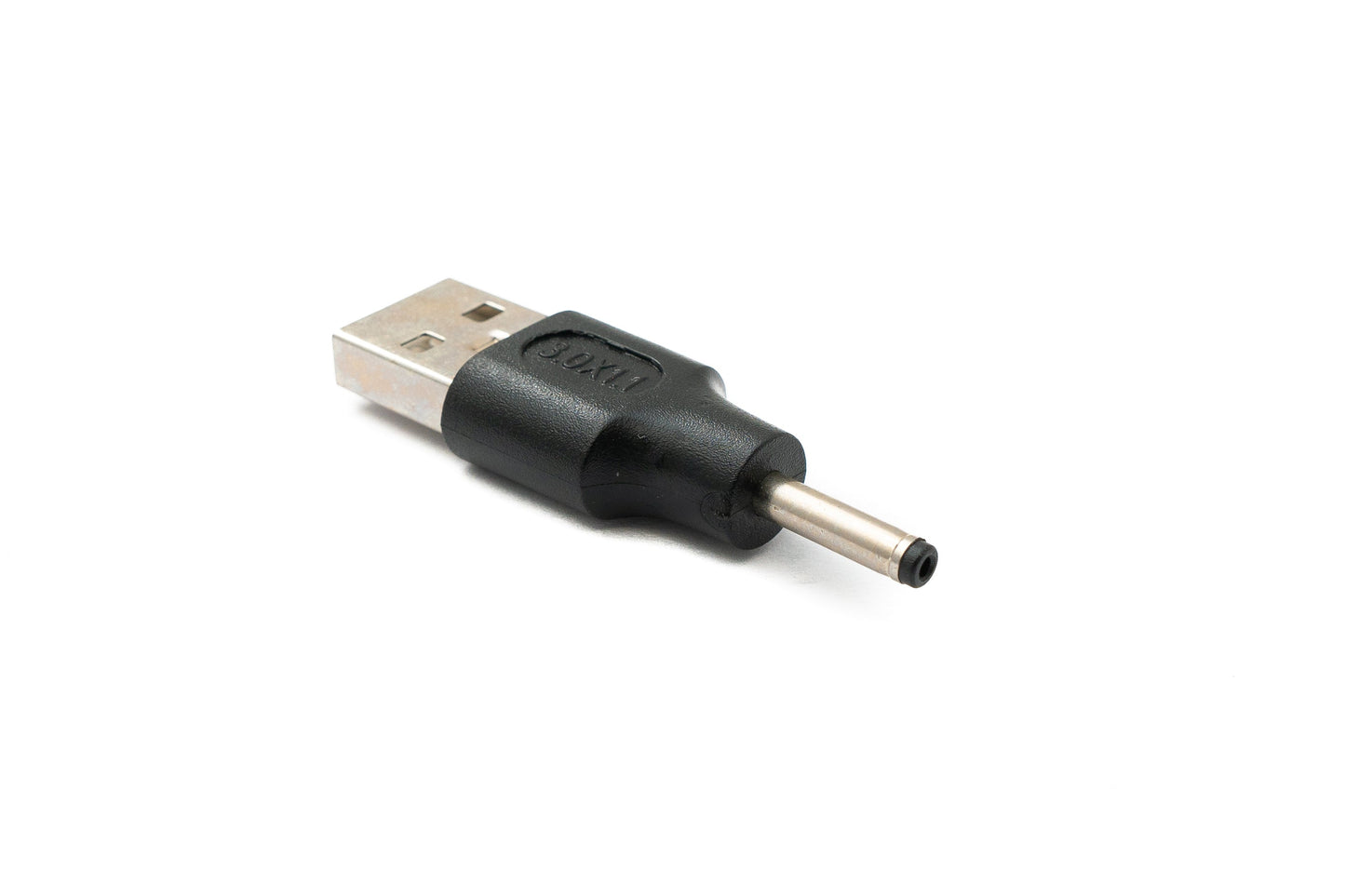 SYSTEM-S DC Adapter 20V 3.0 x 1.1 male to USB 2.0 male cable in black