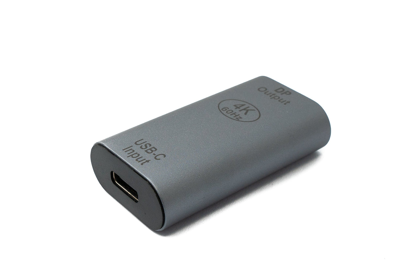 SYSTEM-S DisplayPort Adapter DP female to USB 3.1 Type C female 4K cable in gray