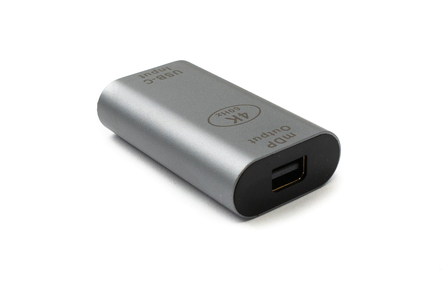SYSTEM-S DisplayPort Adapter Mini DP Female to USB 3.1 Type C Female 4K Cable in Gray