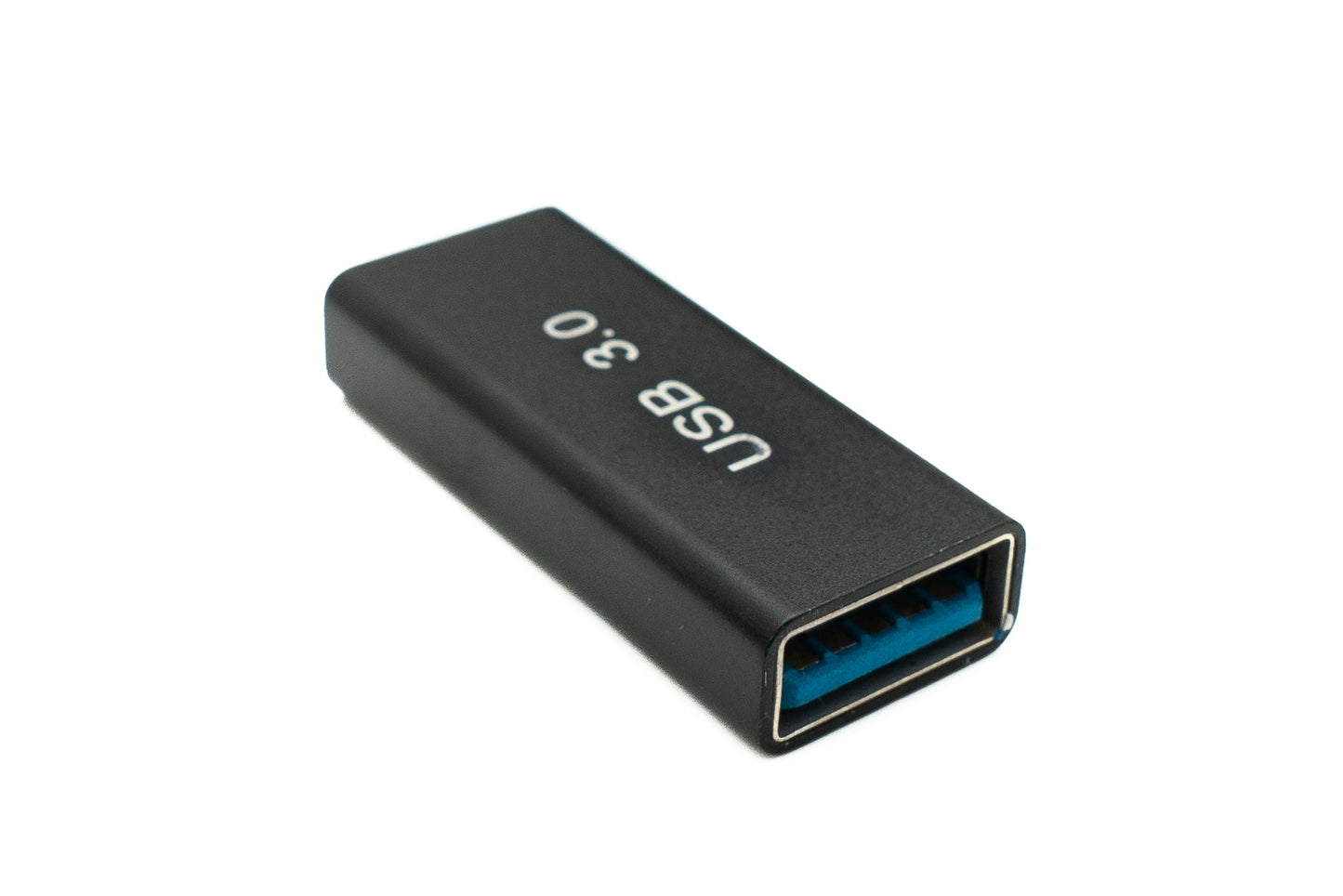 SYSTEM-S USB 3.0 Adapter Typ A Buchse zu Buchse Kabel in Schwarz