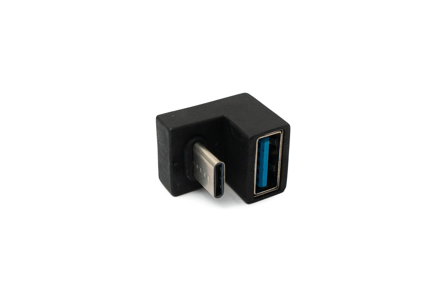 SYSTEM-S USB 3.1 Adapter Typ C Stecker zu 3.0 Typ A Buchse U Turn 180° Winkel Kabel