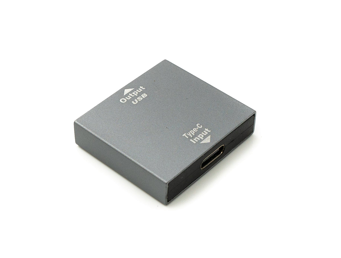 SYSTEM-S USB 3.0 Y Adapter Typ C Buchse zu 2x Typ A Buchse Kabel in Grau