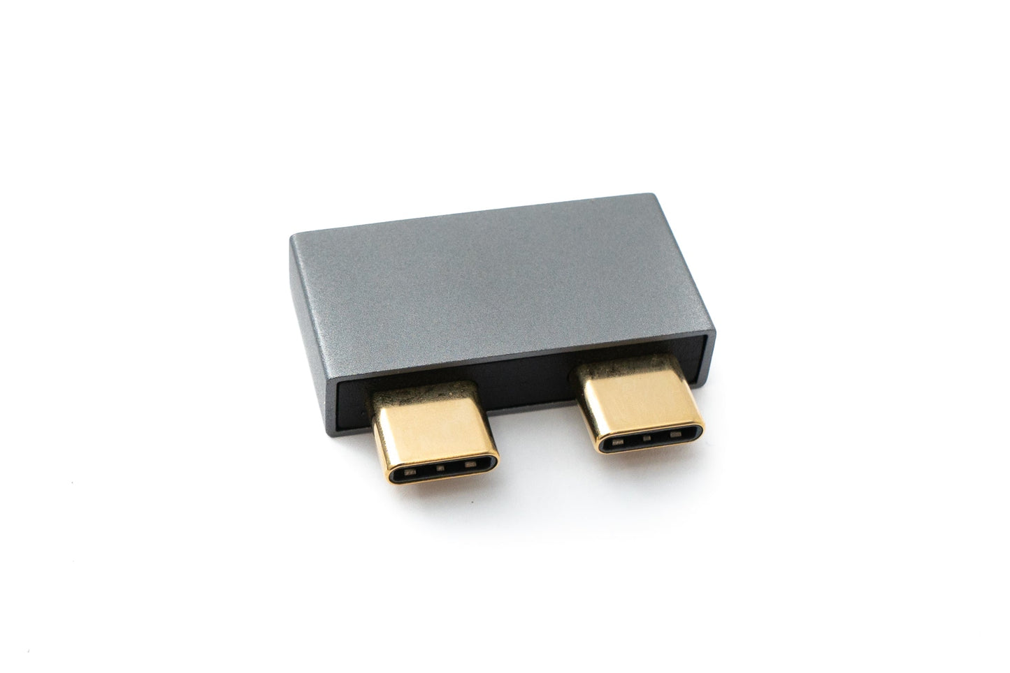 SYSTEM-S USB 3.1 Gen 2 Doppel Adapter 2x Typ C Stecker zu 2x Buchse Kabel OTG