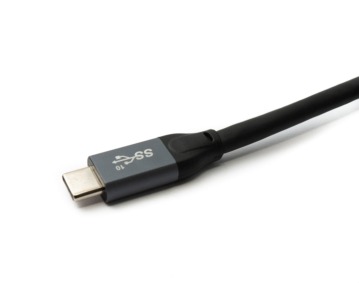 SYSTEM-S USB 3.1 Gen 2 Kabel 500 cm Typ C Stecker zu Stecker in Schwarz