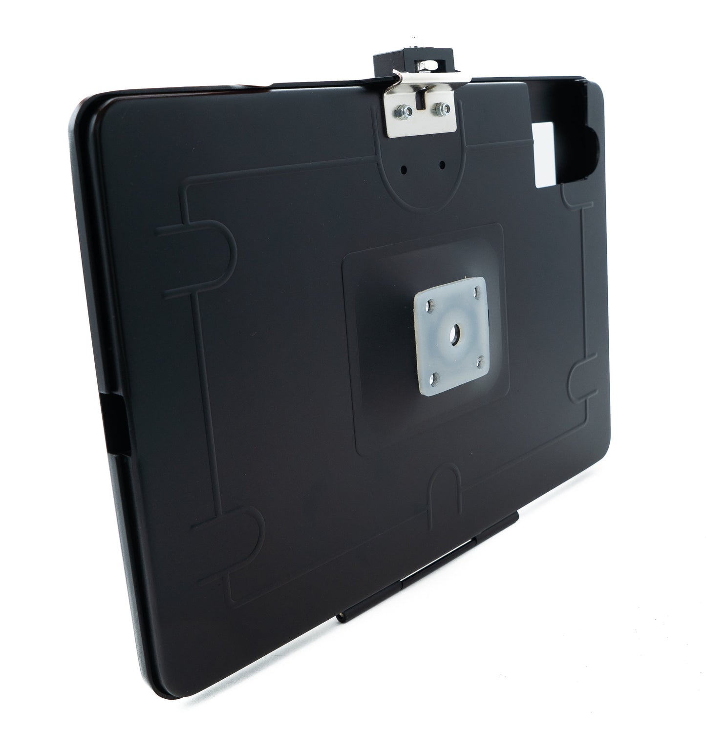 SYSTEM-S Wandhalterung abschließbar für iPad 10 Pro 11 Air 4 5 in Schwarz