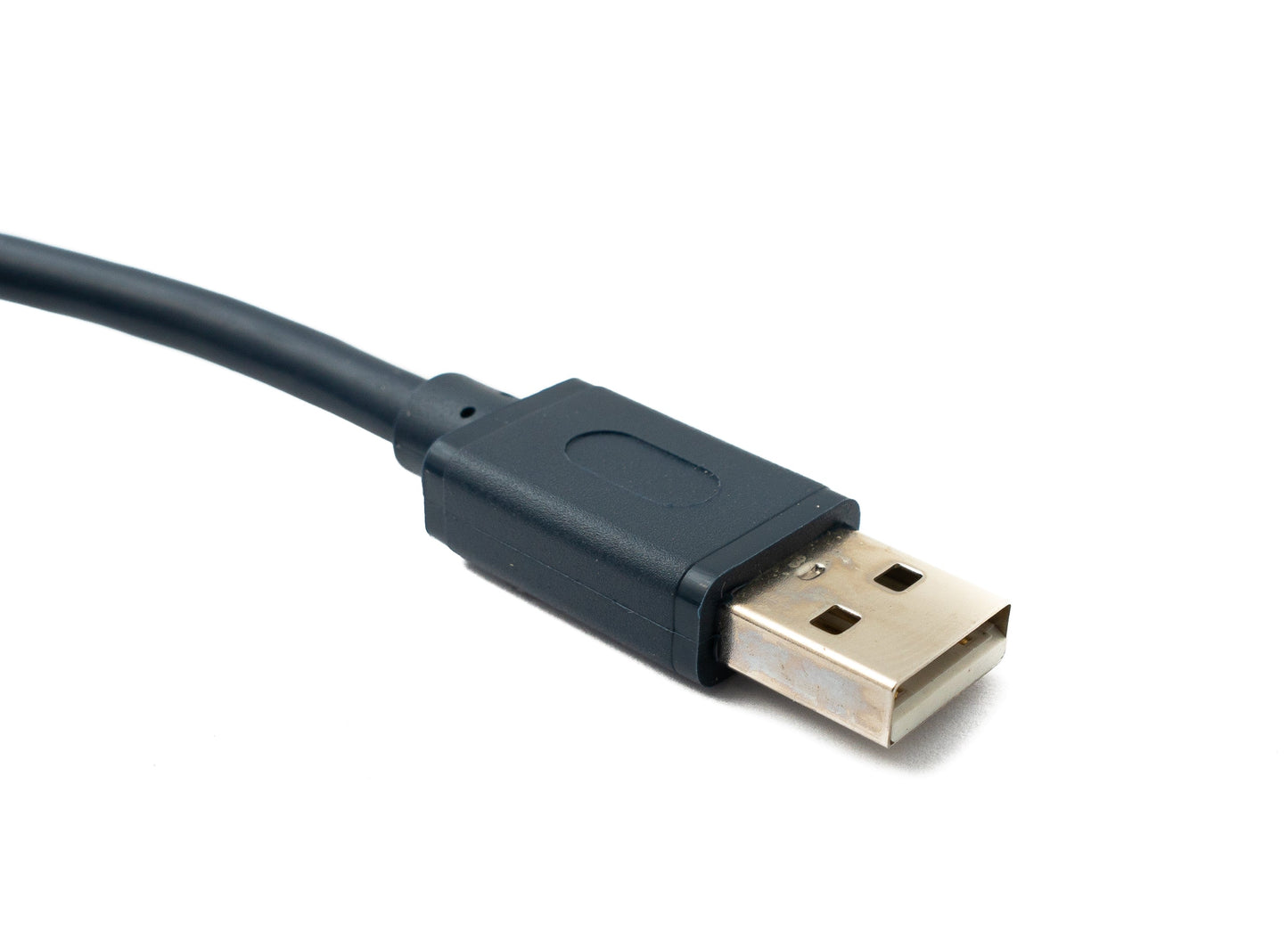 SYSTEM-S USB 2.0 cable 200 cm Type A male to RS232 DB9 female in black