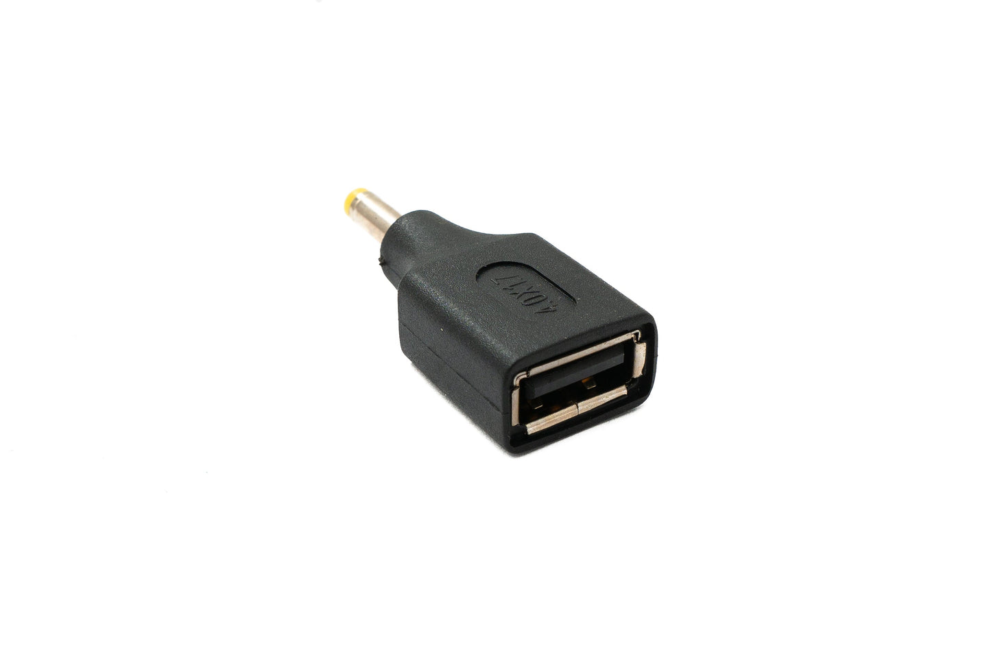 SYSTEM-S DC Adapter 20V 4,0 x 1,7 Stecker zu USB 2.0 Buchse Kabel in Schwarz