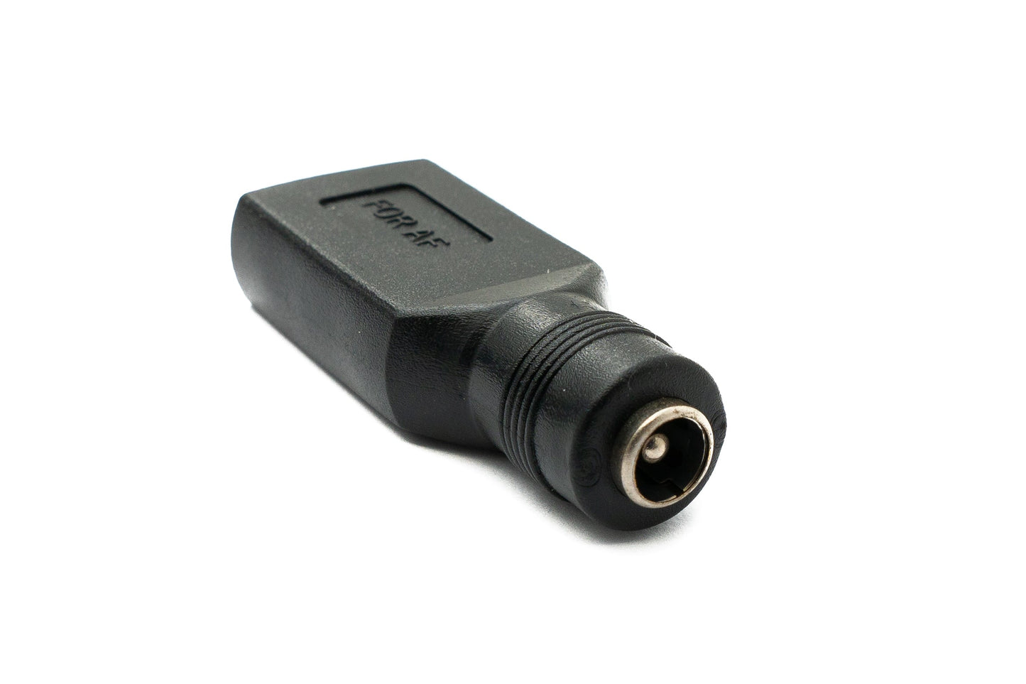 SYSTEM-S DC Adapter 20V 5,5 x 2,1 Buchse zu USB 2.0 Buchse Kabel in Schwarz