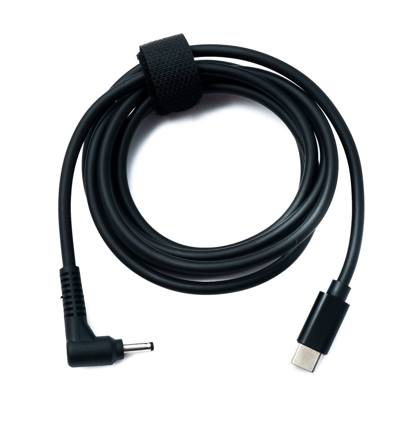 SYSTEM-S DC 12V Kabel 150 cm 3,0 x 1,1 Stecker zu USB 3.1 Typ C Stecker Winkel