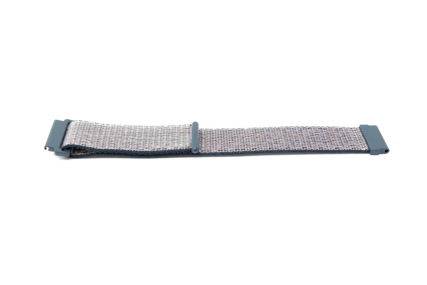 SYSTEM-S Armband 22 mm aus Nylon für Fitbit Versa 2 1 Lite Smartwatch in Blau